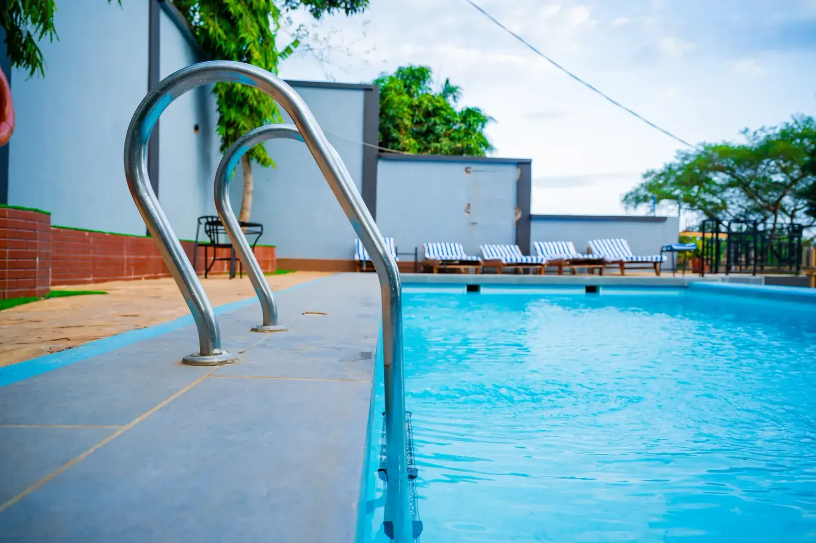 Swimming pool at Green Side Hotel in Arusha