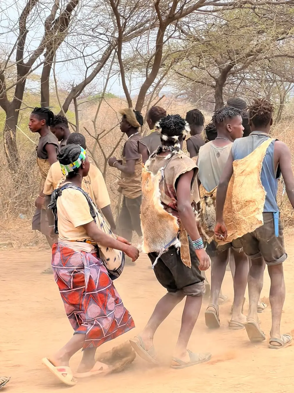 Hadzabe group at Lake Eyasi