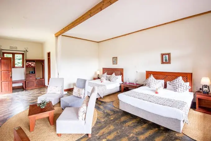 Guest room interior at Marera Valley Lodge, Karatu highlands