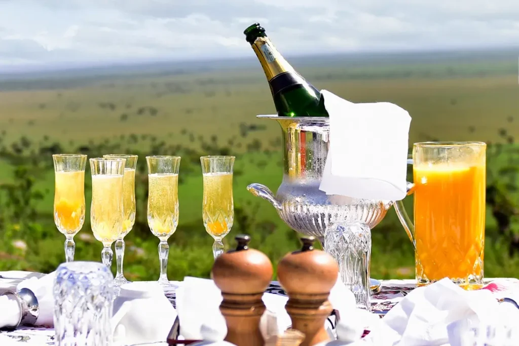 Dining on safari with Yera Journeys during the Great Migration