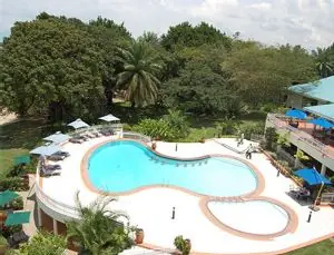 Serena Mountain Village pool and gardens, Arusha